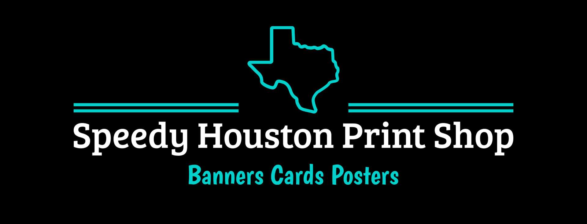 Speedy Houston Print Shop Banners Cards Posters Logo