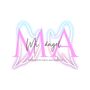Un logotipo para una empresa llamada Mi Angel.