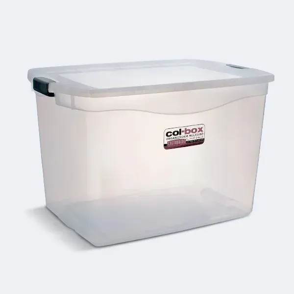 Colombraro Caja Plastica Organizador Apilable de 80lts Art 9419