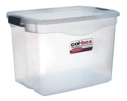 Caja Plastica Megacol 36 Lts C/ Trabas X 1 Colombraro At 9416