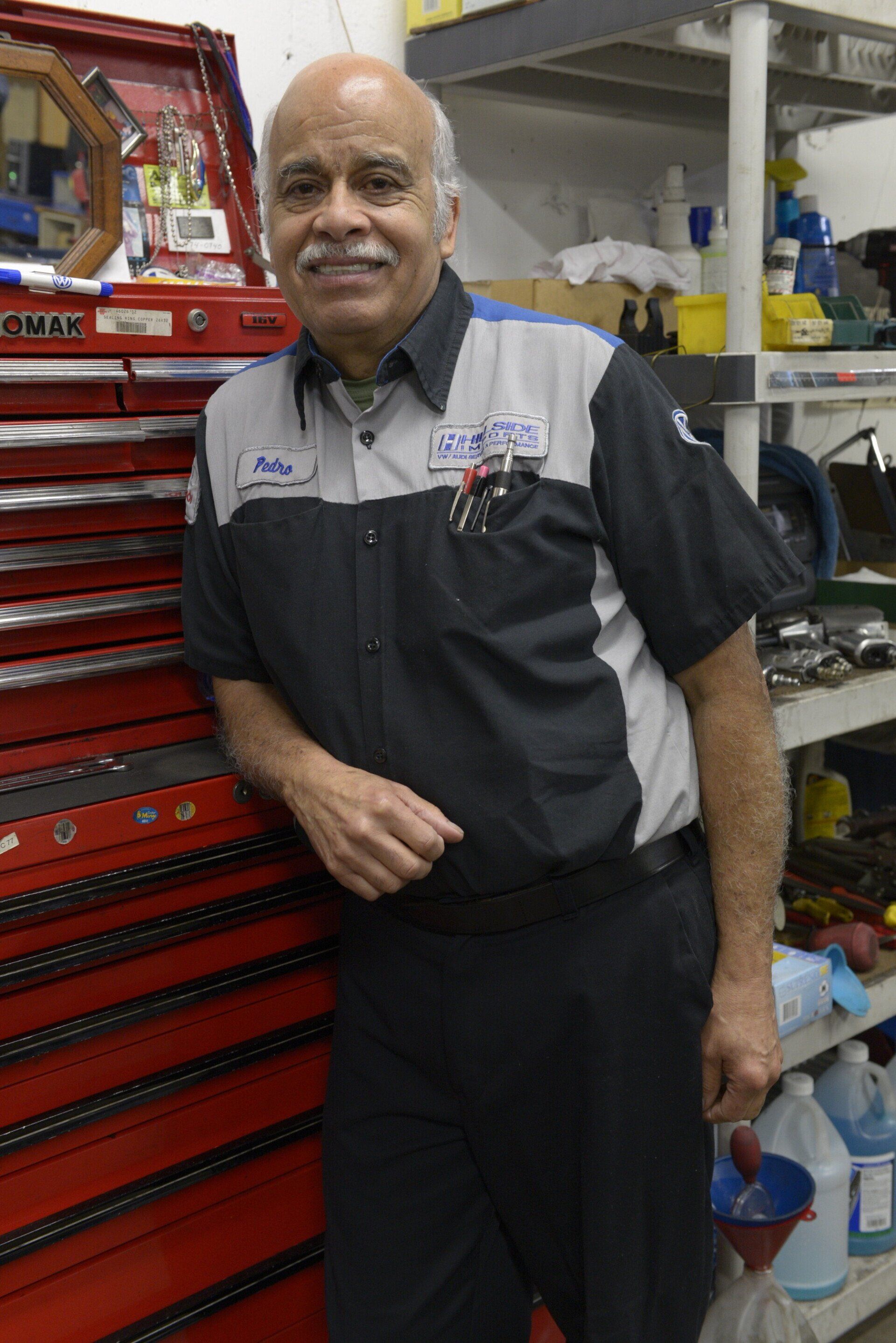 Owner Beside His Mechanic Tools — Portland, OR — Hillside Imports