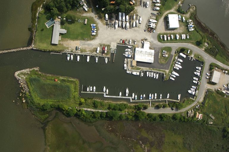 Boat Repair and Services — Aerial Photography in Hampton, VA