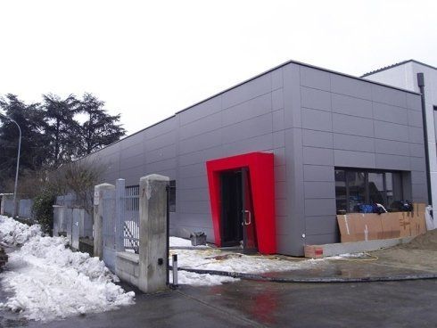 entrata negozio in vetro