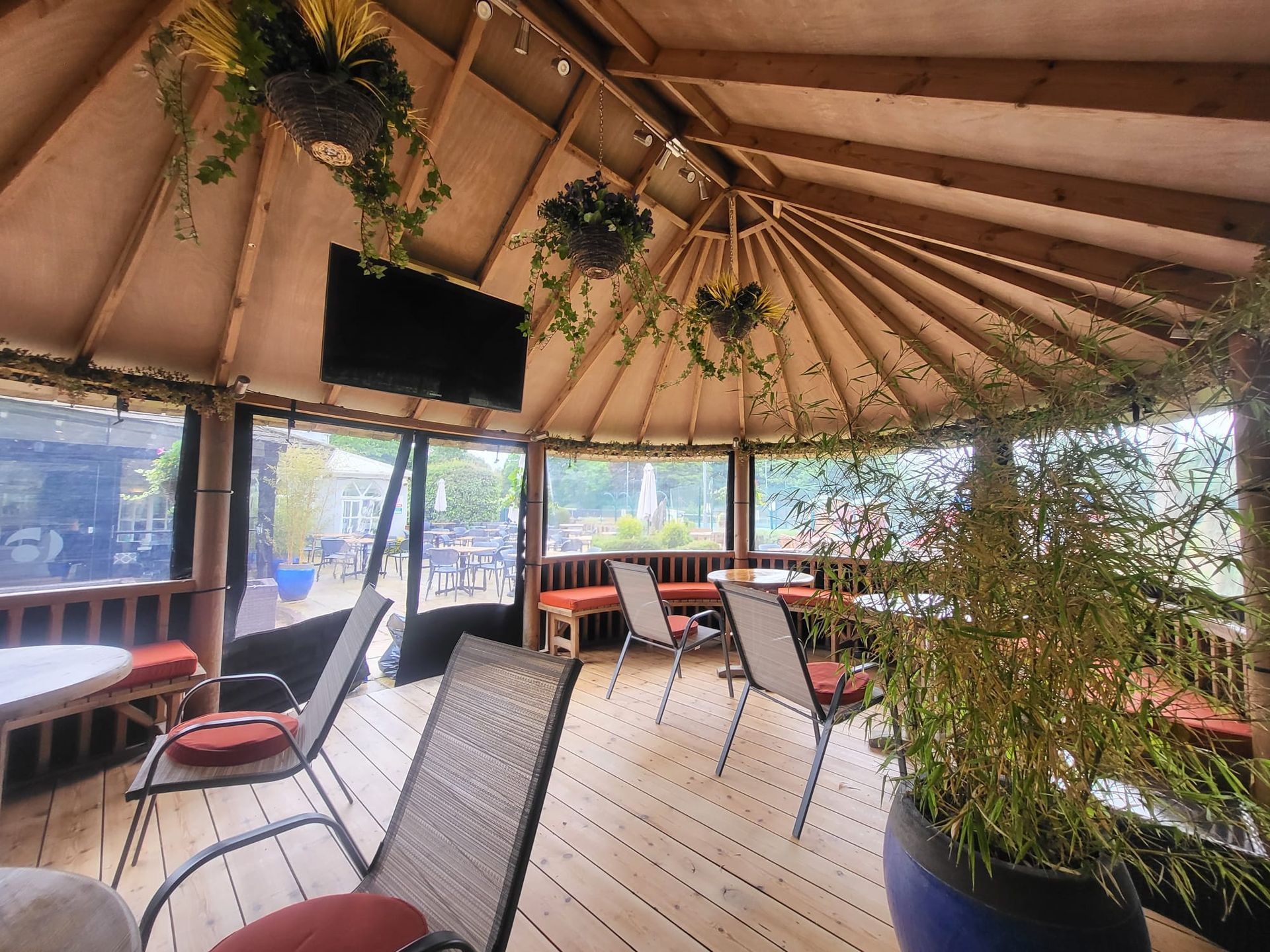 Breeze house outside