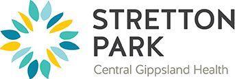 Stretton Park logo with a stylized flower design and the words 