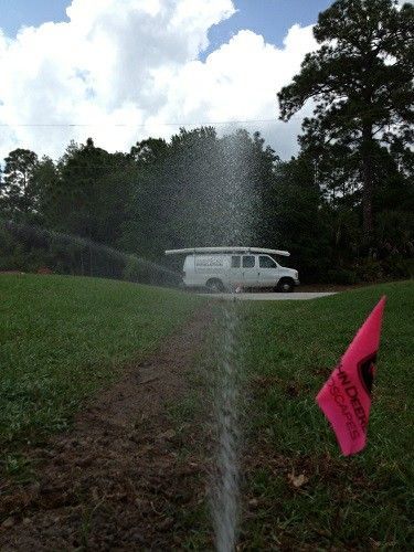 Spraying Water From Sprinkler — Port Charlotte, FL  — American Irrigation