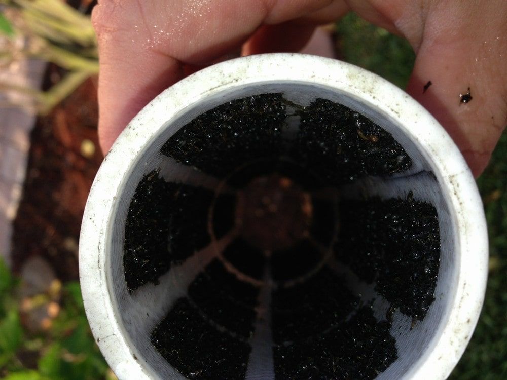 Close-Up Inside Of Pipe — Port Charlotte, FL  — American Irrigation
