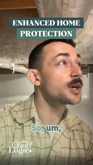 A man with a mustache is talking about enhanced home protection