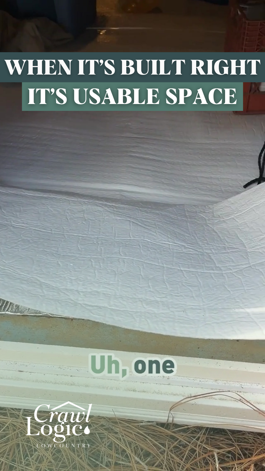 When it 's built right , it 's usable space.