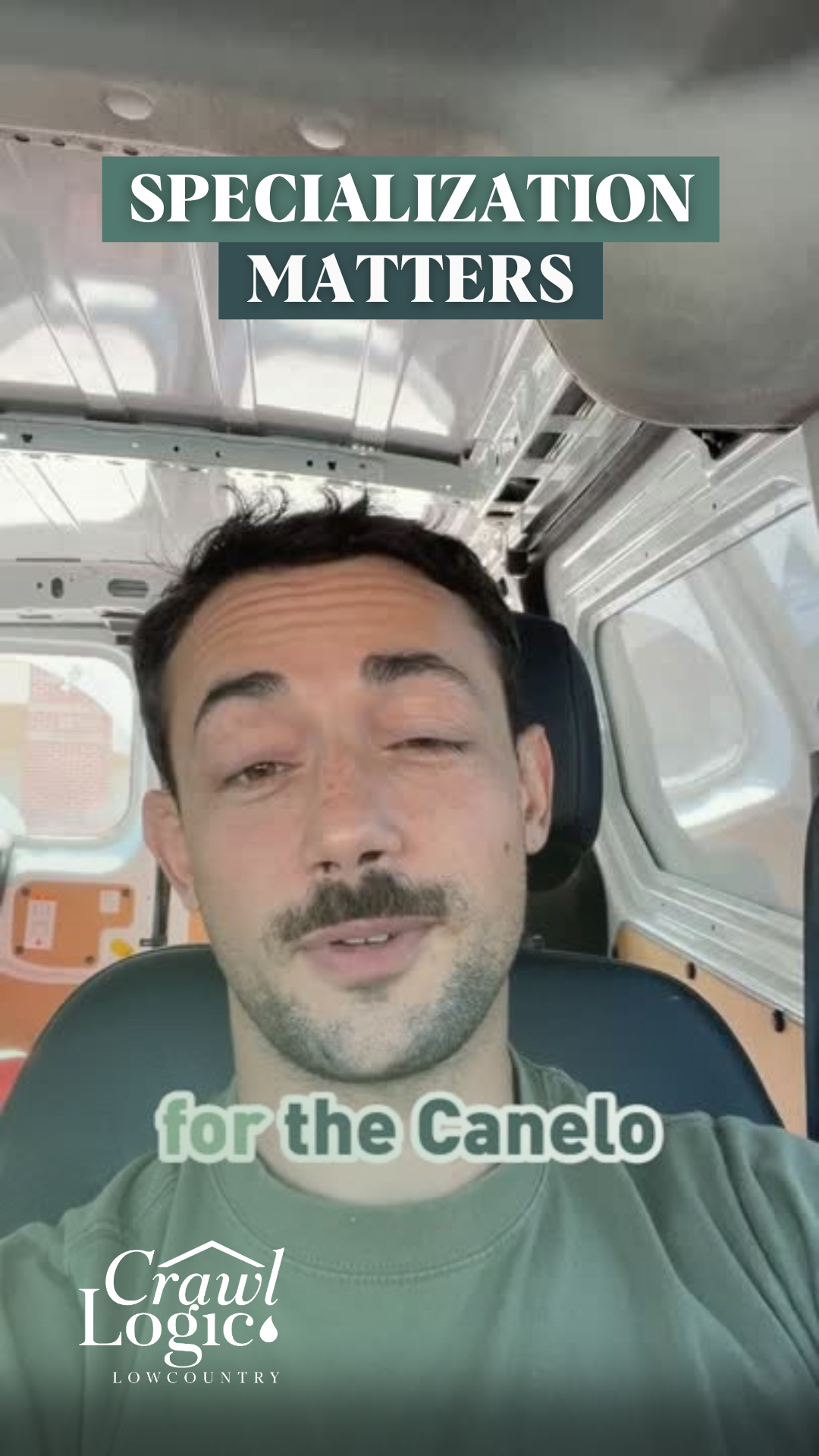 Man in van says 