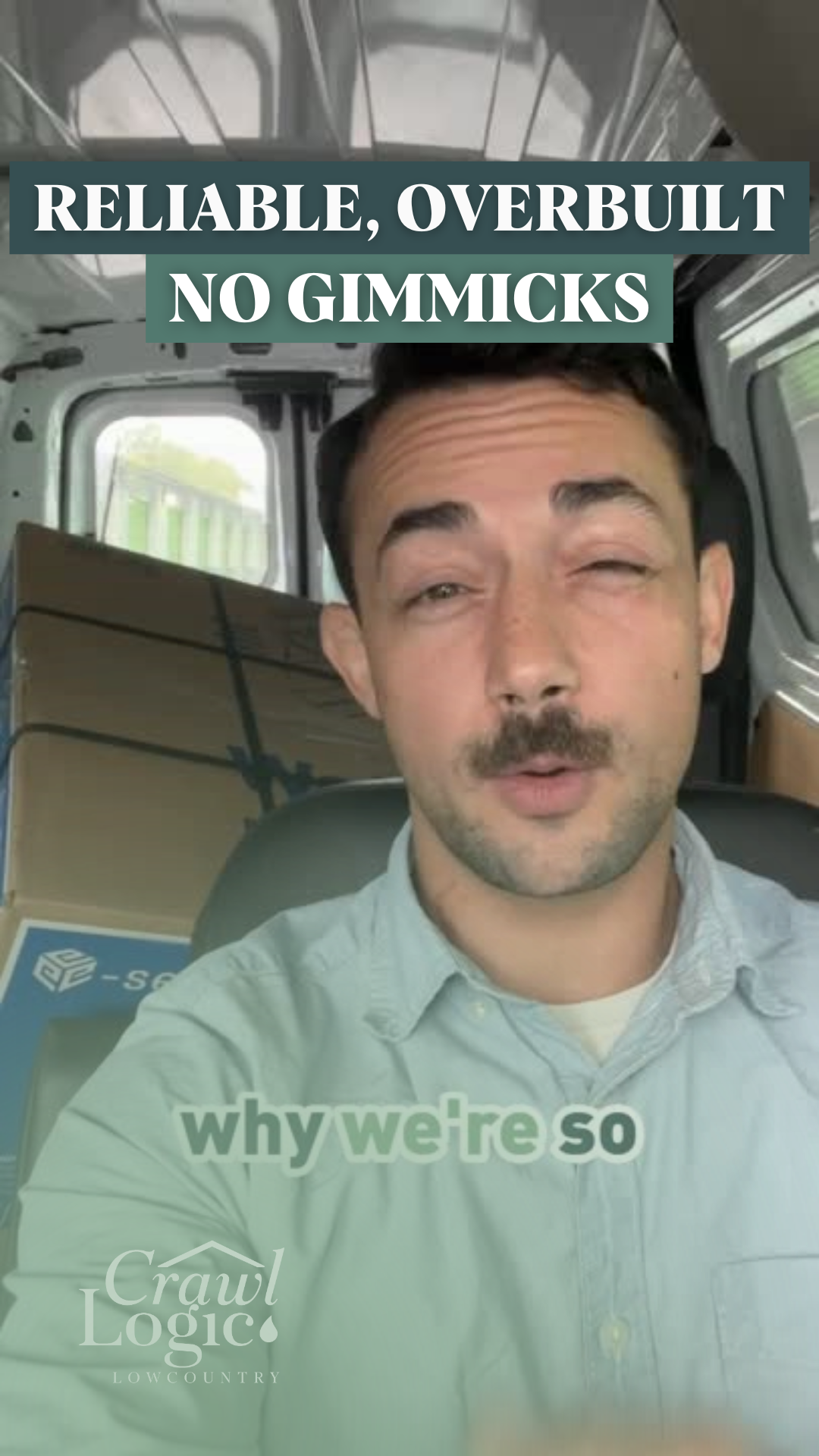 Man in van says 