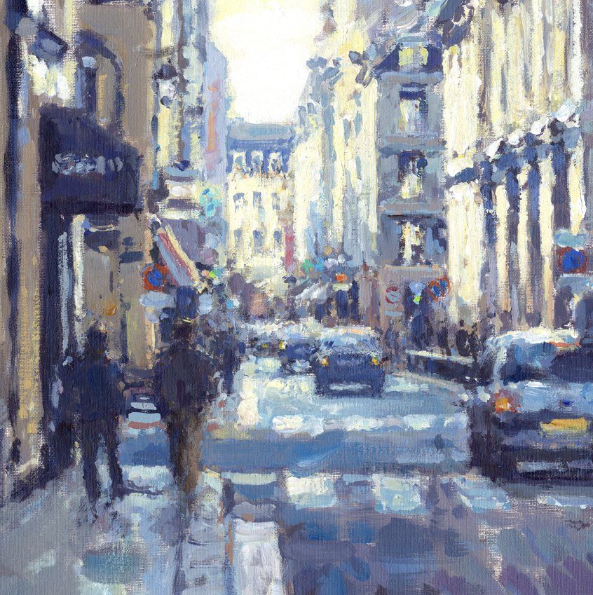 impressionist painting of Paris by artist David Farren