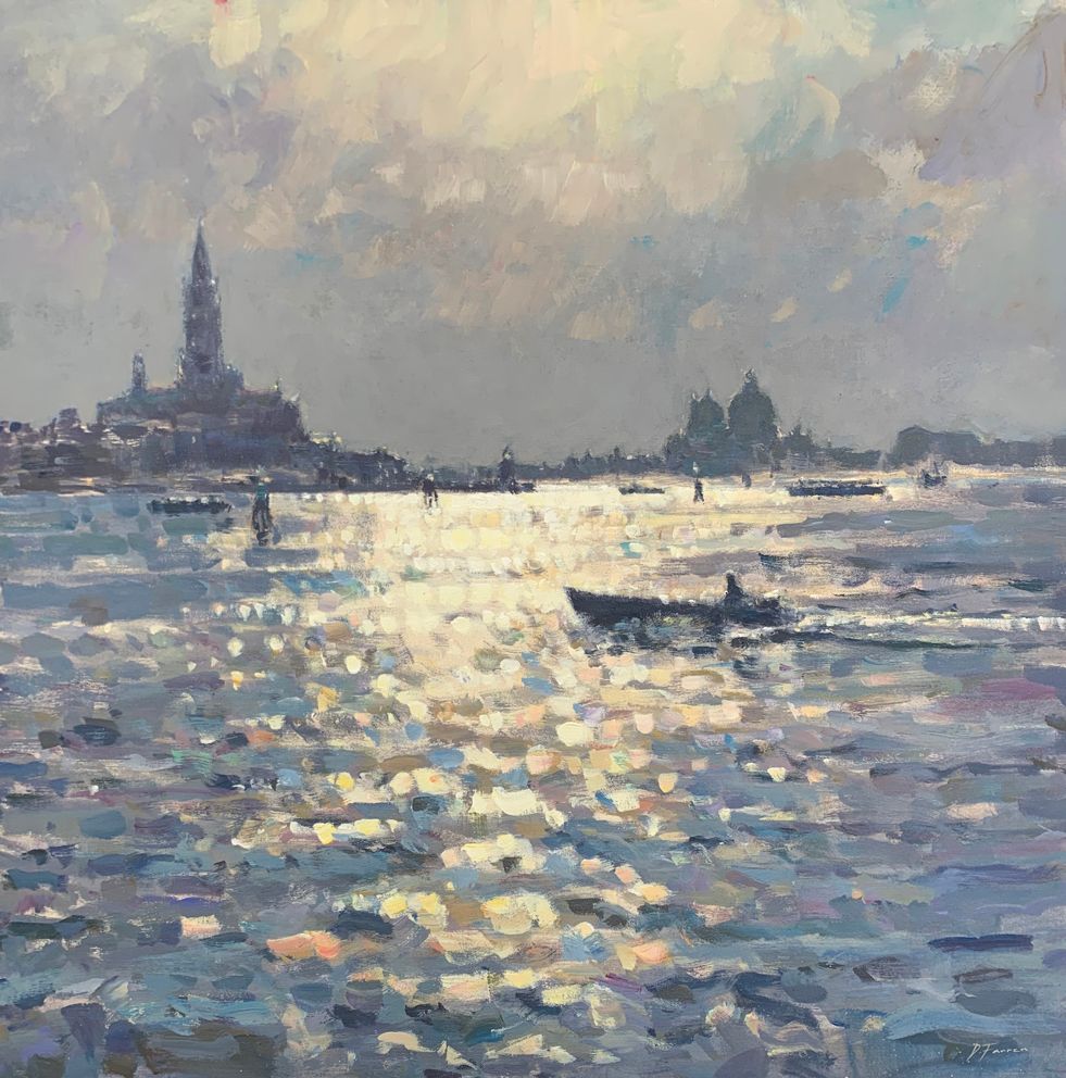 paintings of the Dordogne region of South West France  by English artistDavid farren