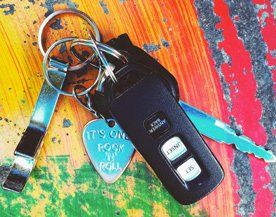 Car Key on color background—Locksmith Services in Morganville, NJ