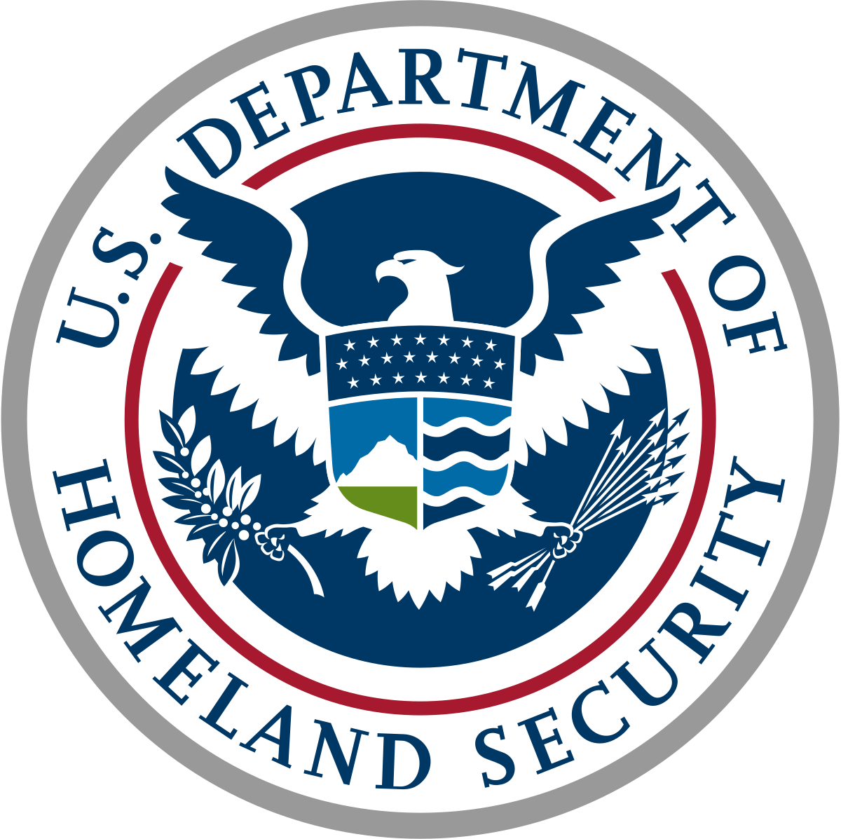 The seal of the u.s. department of homeland security