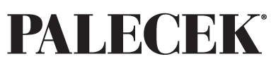 The word palecek is written in black on a white background