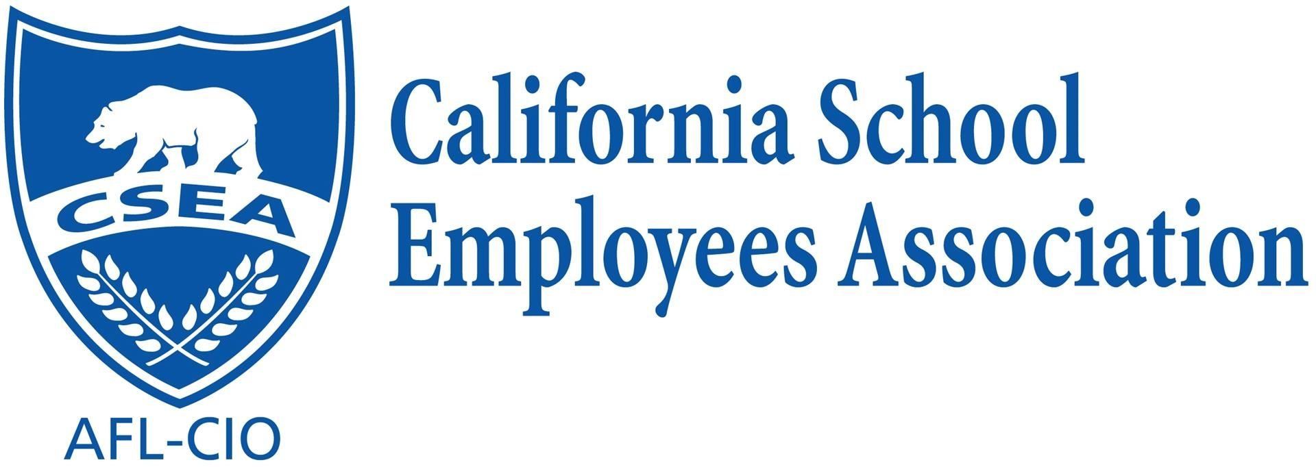 The logo for the california school employees association