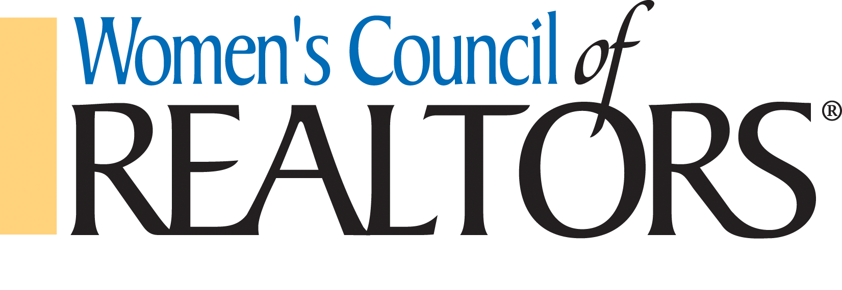 The logo for the women 's council of realtors