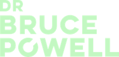 Dr. Bruce Powell's logo.