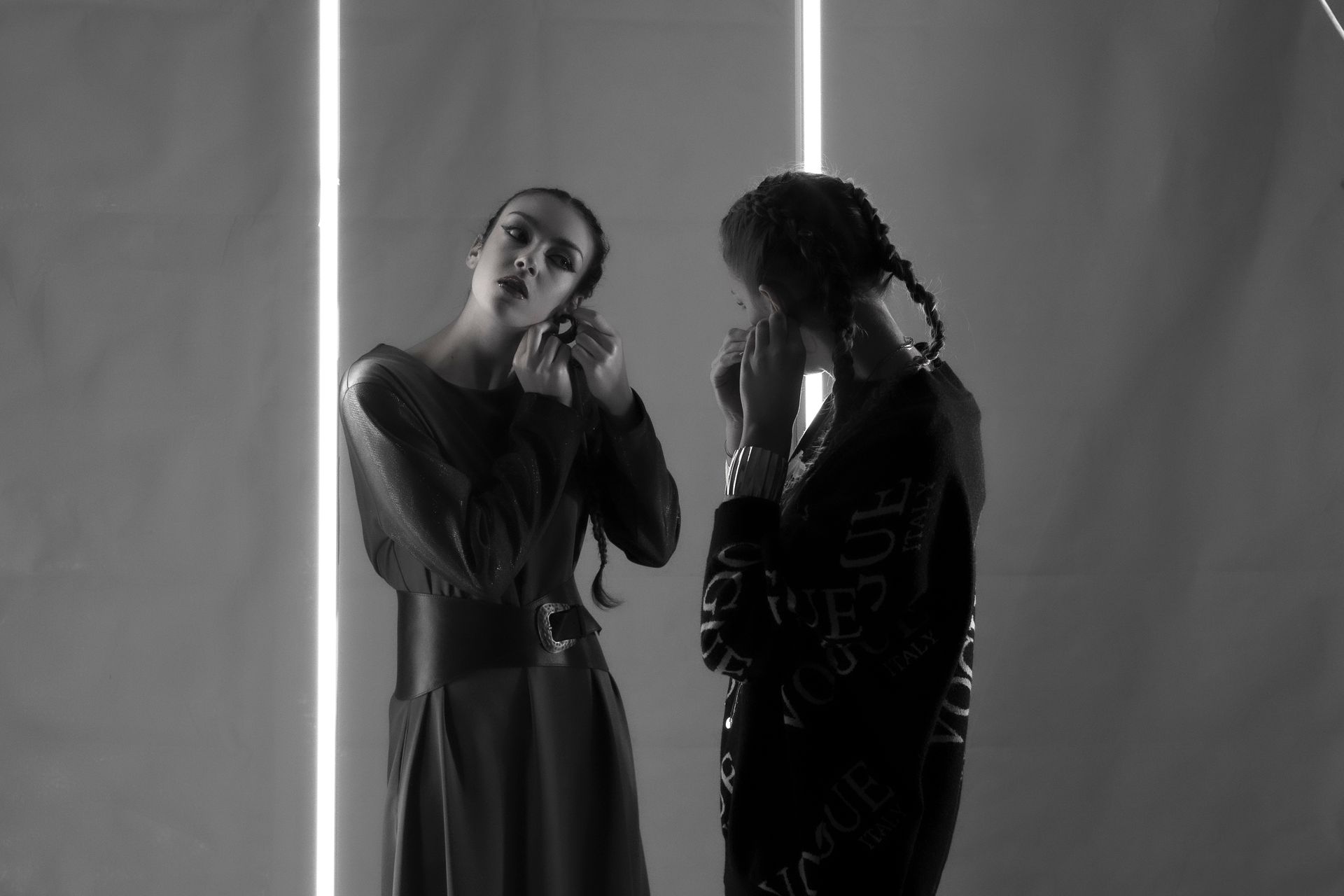 Ritratto introspettivo donna in viaggio personale, location Firenze Toscana, fotografa Barbara Bertini