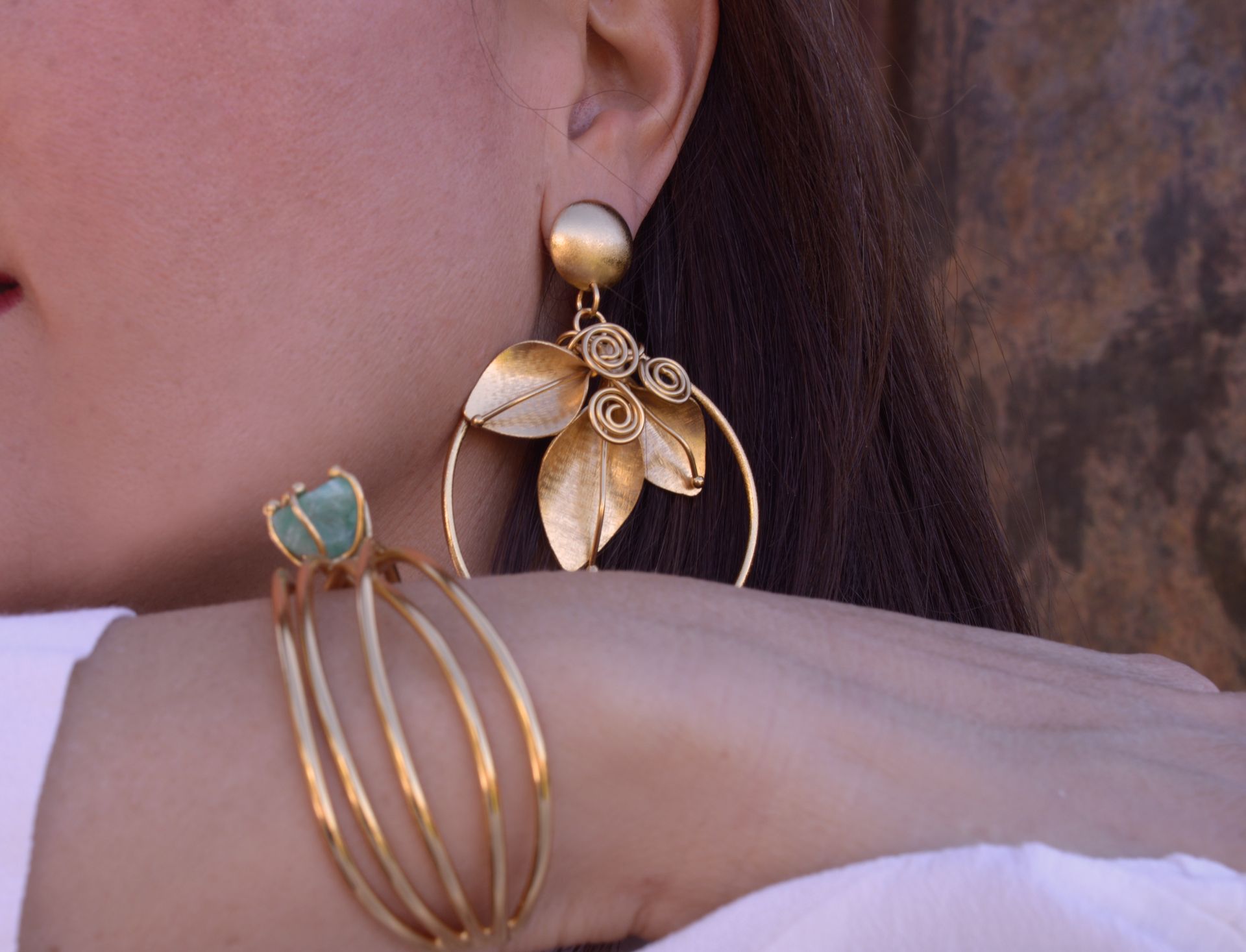 Fotografia still life gioielli artigiani, upcycling moda sostenibile Toscana