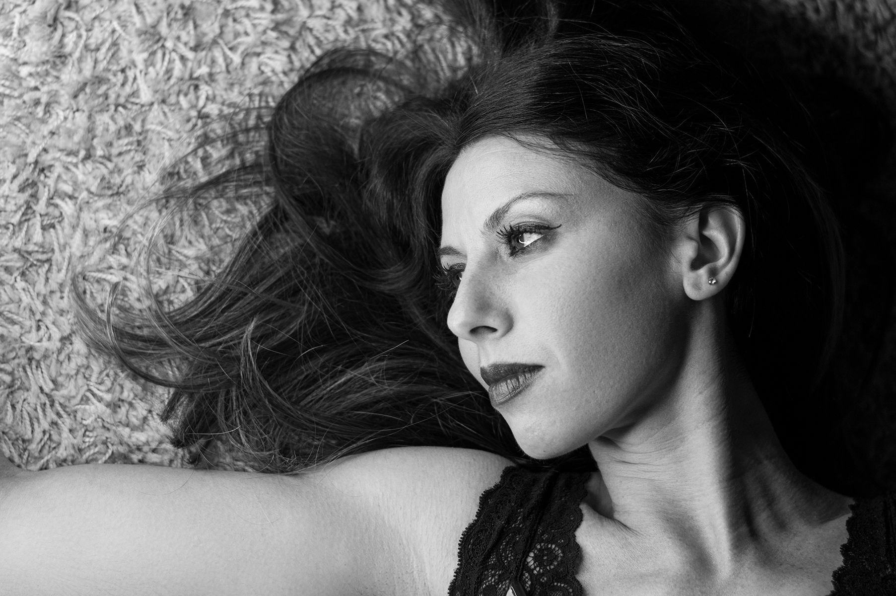 Ritratto fashion femminile editoriale - design accessori moda fotografia - Barbara Bertini