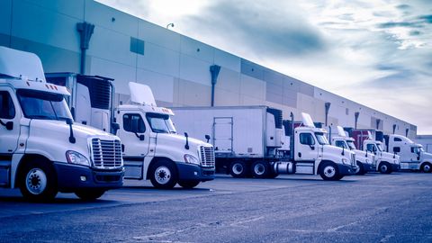 Row of White Trucks — Chattanooga, TN — Wagner Trailer Rental