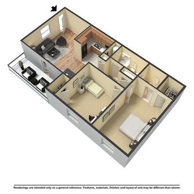 two bedroom