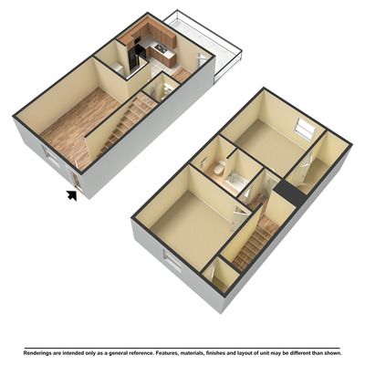 two bedroom floor plan