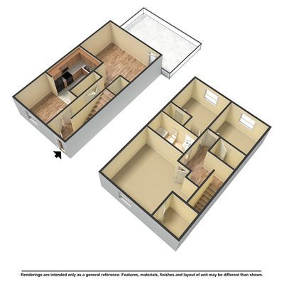 three bedroom floor plan