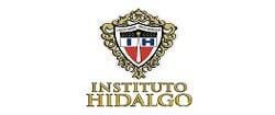 Logotipo del Instituto Hidalgo, que presenta un escudo con iniciales y las palabras "Instituto Hidalgo".