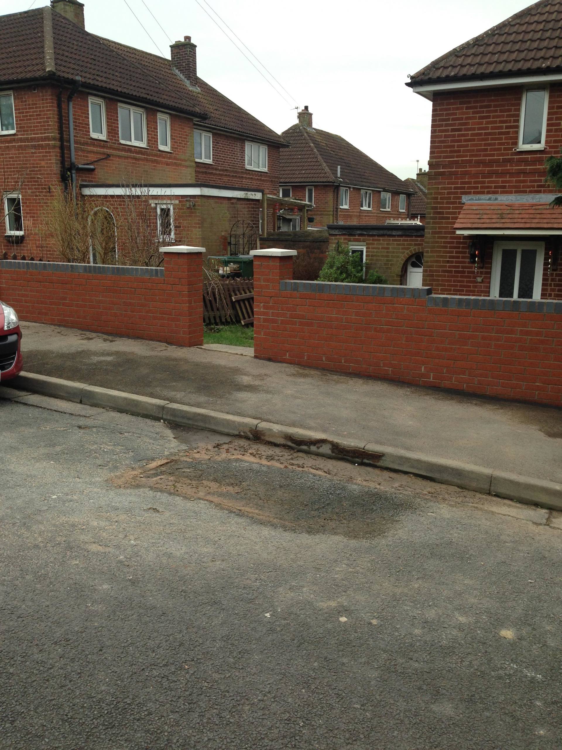 brick fencing and brick houses