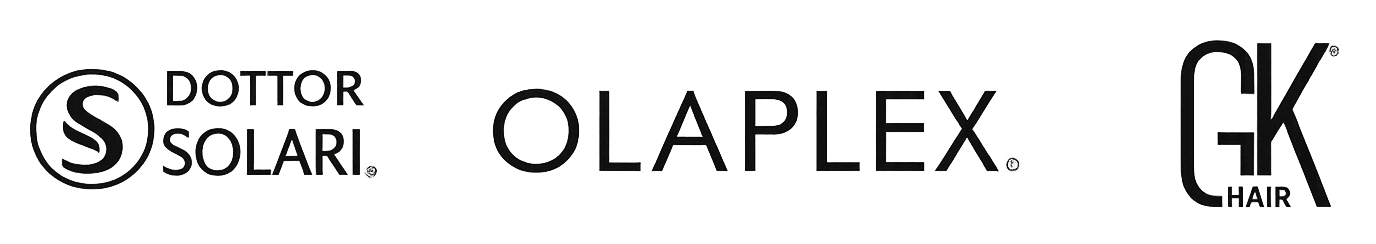 Loghi per Dottor Solari, Olaplex e GKhair.