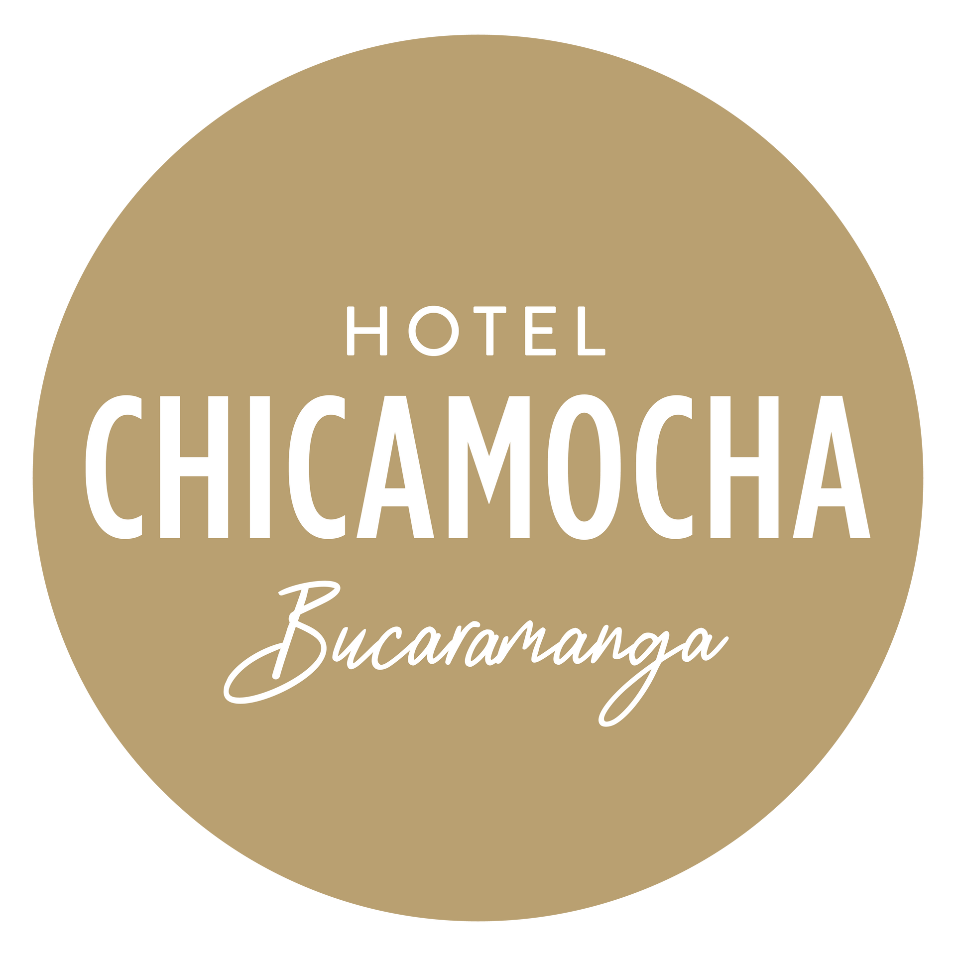 Un logotipo para un hotel en bucaramanga, colombia.