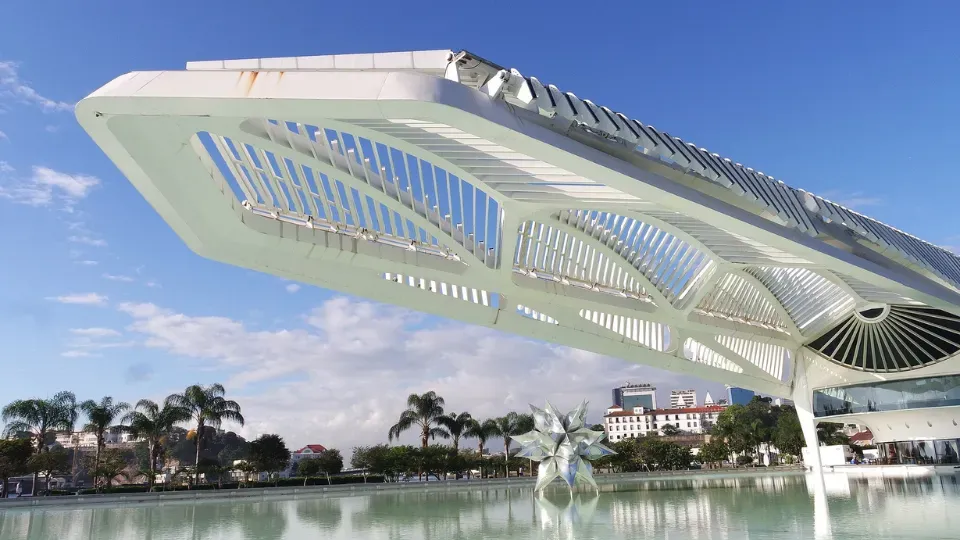 Museu do Amanhã (in english, Museum of Tomorrow), located in the city of Rio de Janeiro, Brazil