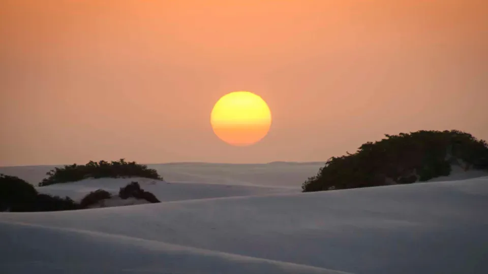 Lençóis Maranhenses, located on State of Maranhão, Brazil.