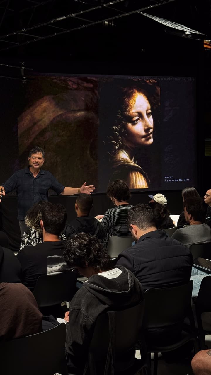 Alziro Barbosa analisa a técnica de iluminação de Leonardo da Vinci: como os mestres do Renascimento influenciam a cinematografia moderna
