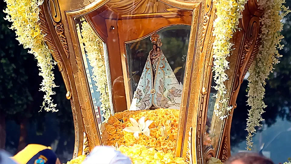 Our Lady of Nazareth, in the Círio de Nazaré, in Belém.