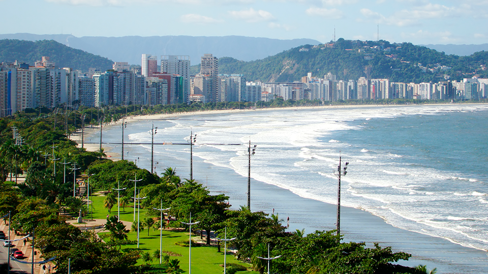 A view of Santo's shore A view of Santo's shore