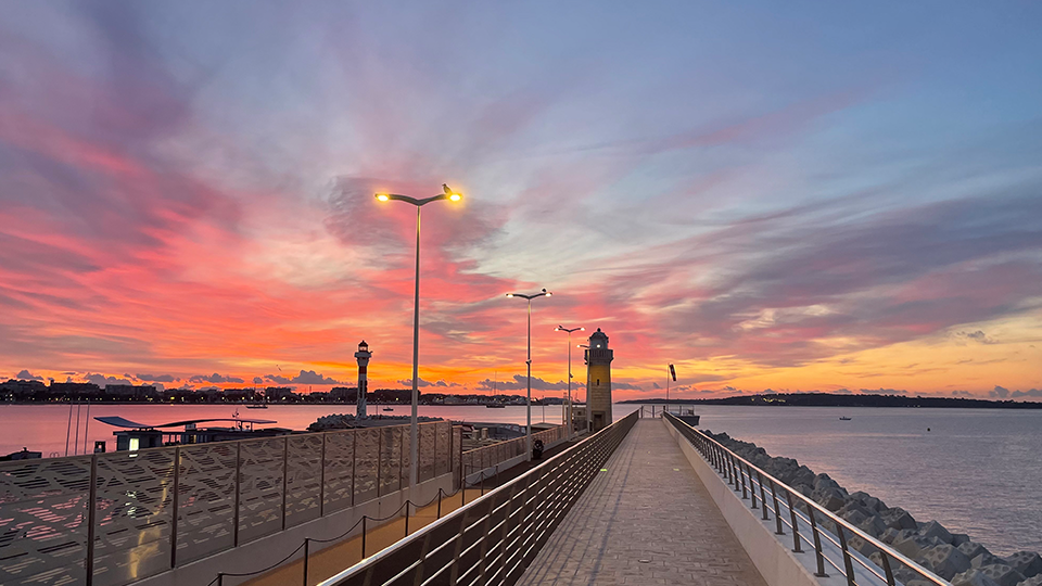 A lighthouse at Cannes
