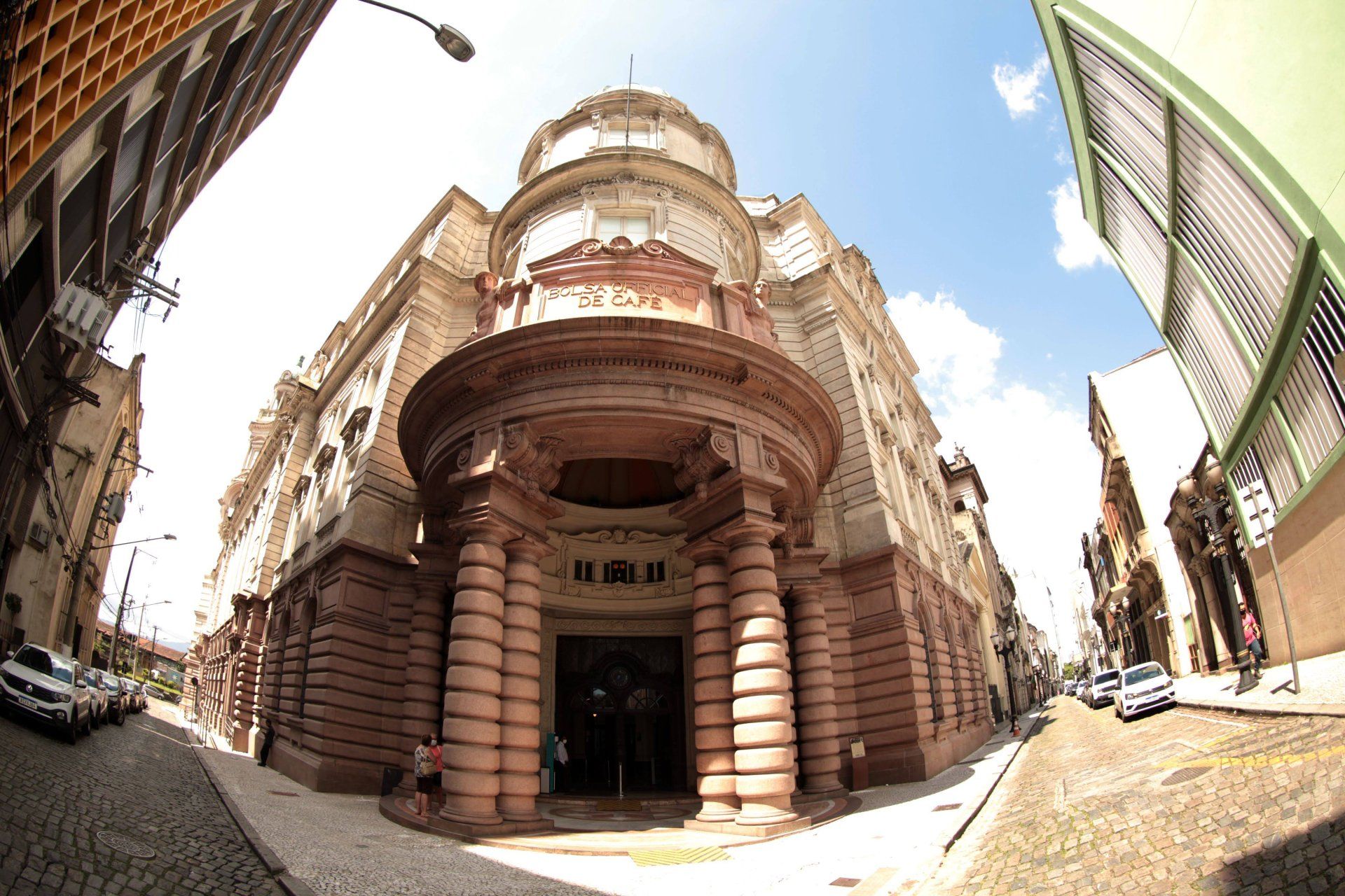 Museu do Cafe in the city of Santos