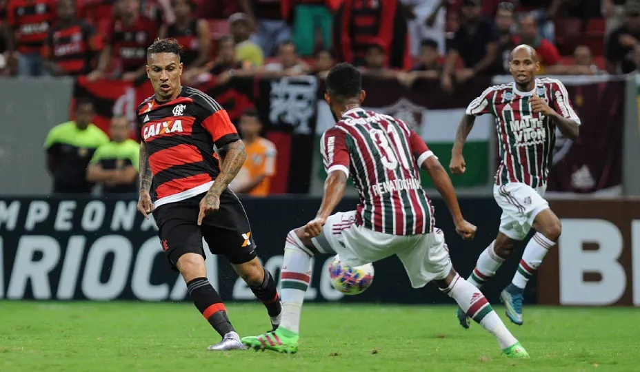 Partido de fútbol de Flamengo y Fluminense