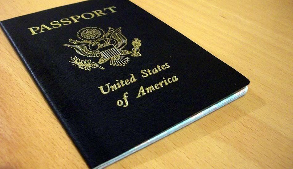 A black passport from the united states of america