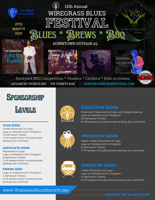 Wiregrass Blues Festival | The Plant Downtown Dothan, AL