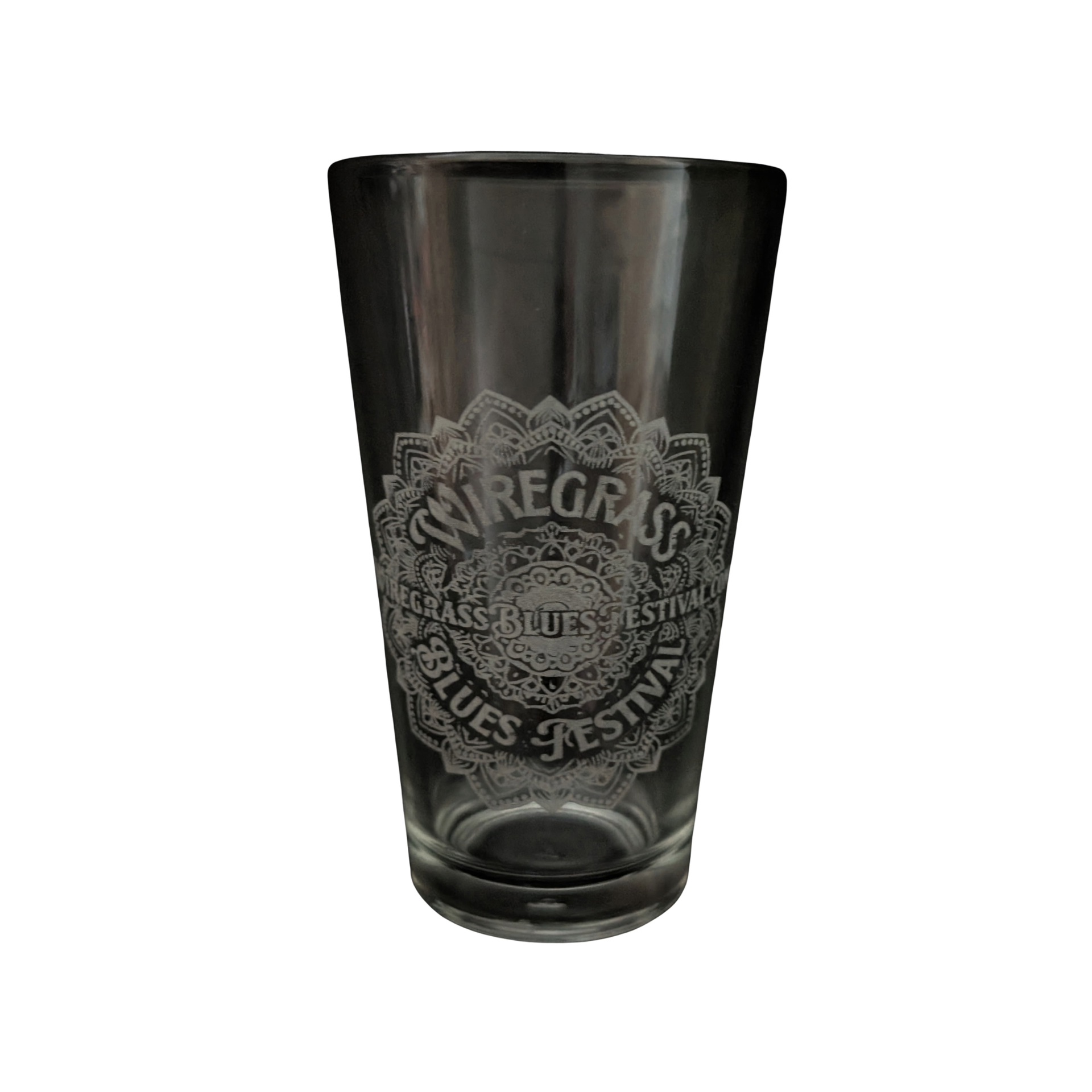 Wiregrass Blues Festival Clear 16oz Pint Glass