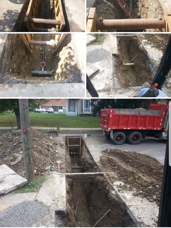 Water Pipe Installation — Binghamton, NY — Triple Cities Plumbing Heating & Excavating