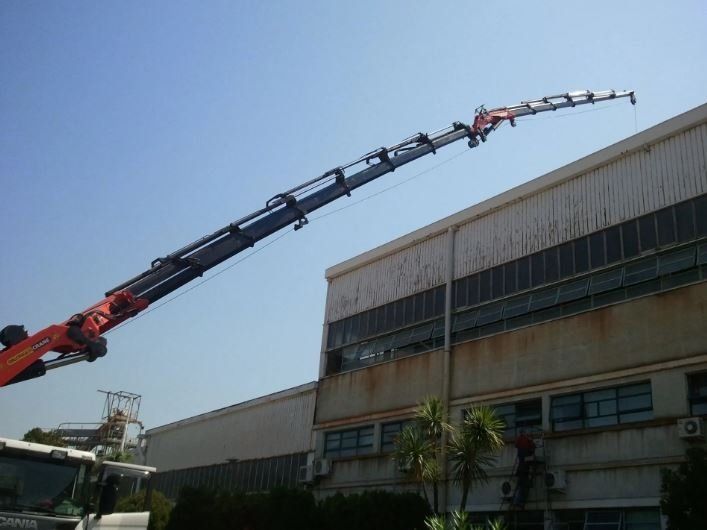 Piattaforma aerea per l'edilizia