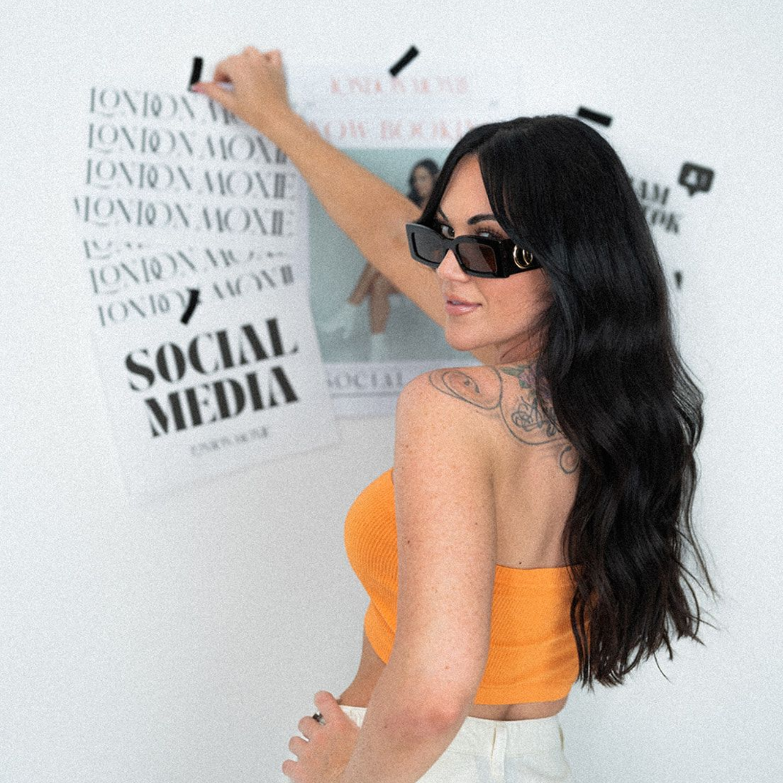Entrepreneur posing during a professional business branding photography session with Milk & Peonies in Medford Southern Oregon