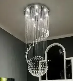 Chandelier installation