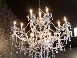 chandlier installation